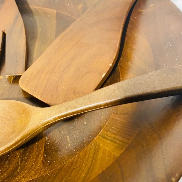 Vintage Ozark Walnutware 6 pc Salad Bowl Set - Picture 7 of 10